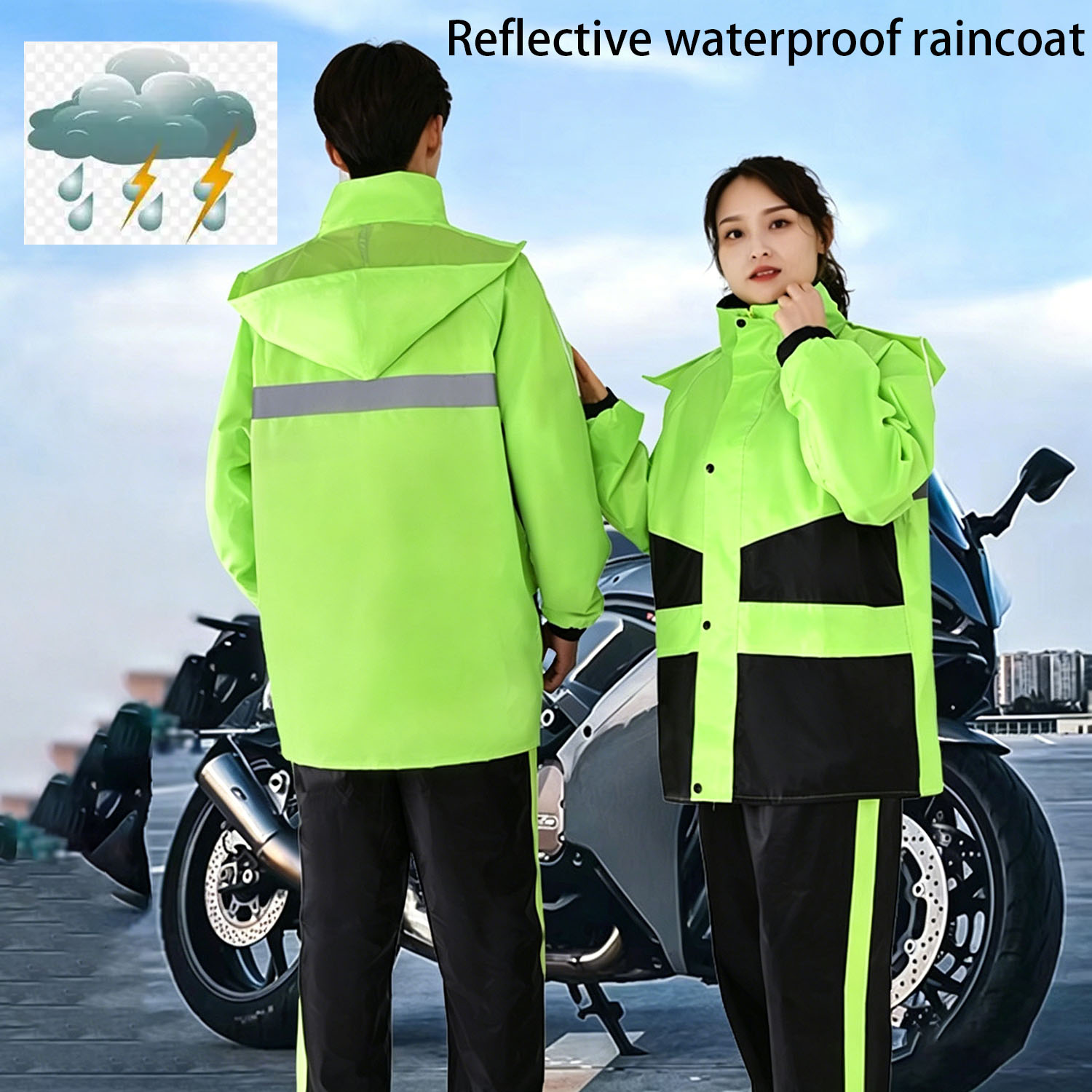 Motorcycle Gear Jacket Women - Combinaisons de pluie pour moto, imperméables,