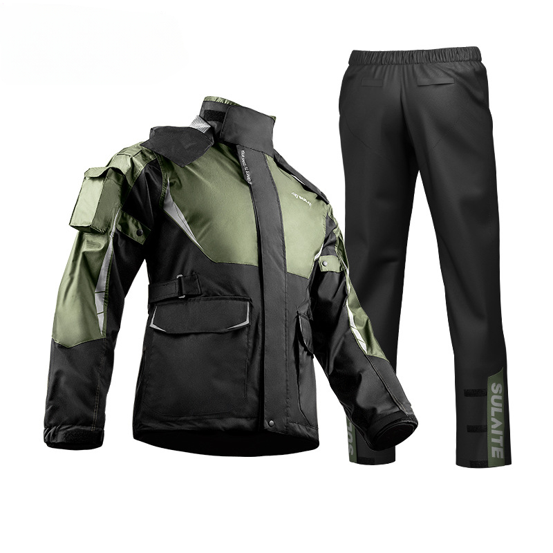 Motorcycle Gear Jacket And Pants - Imperméable imperméable pour motocycliste pour homme