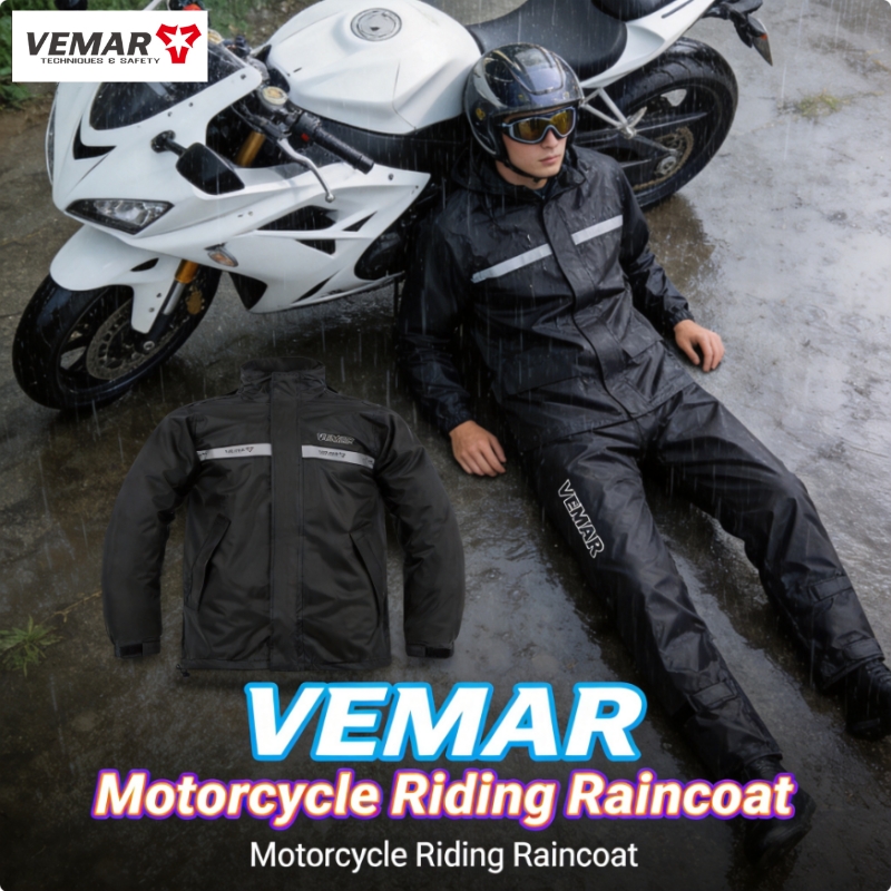 Motorcycle Gear Jacket And Pants - Ensemble veste et pantalon de pluie