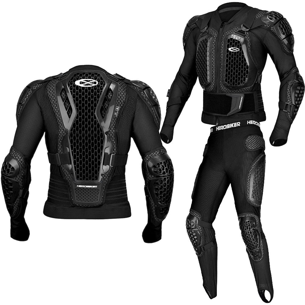 Motorcycle Gear Jacket And Pants - Armure de motocross tout-terrain anti-chute, équipement