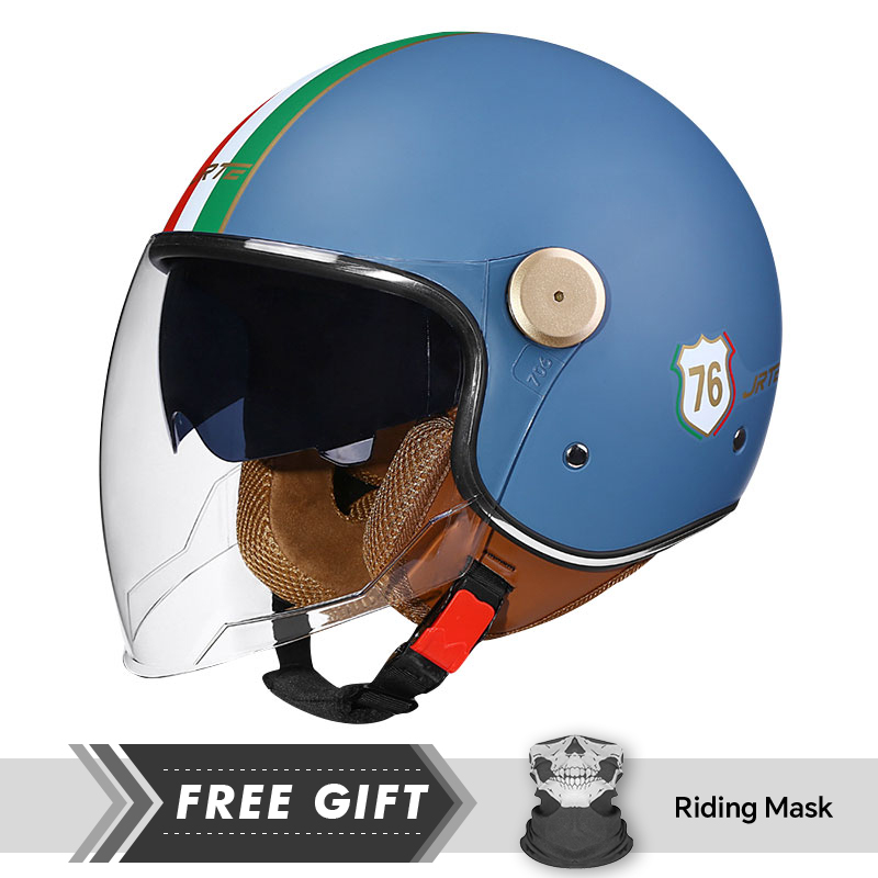 DOT ECE approuvé rétro 3/4 cas - Motorcycle Gear In Store avis et prix