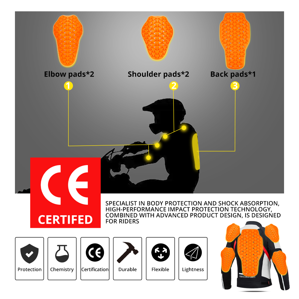 Équipement de protection pour  - Motorcycle Gear Jacket Women avis et prix
