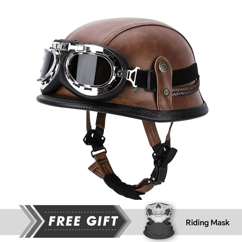 Casque de protection demi-visa - Motorcycle Gear In Store avis et prix