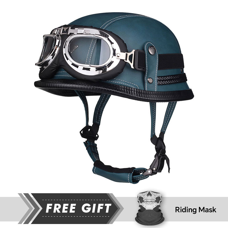 Casque de protection demi-visa - Motorcycle Gear In Store avis et prix
