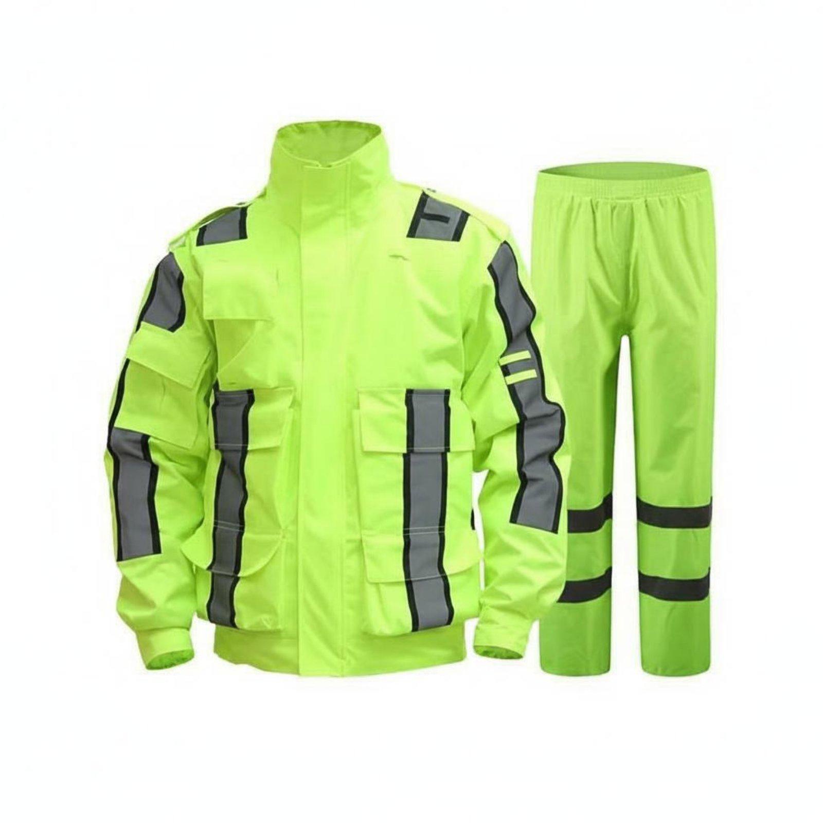 Combinaison de pluie réfléchis - Motorcycle Gear Jacket And Pants avis et prix
