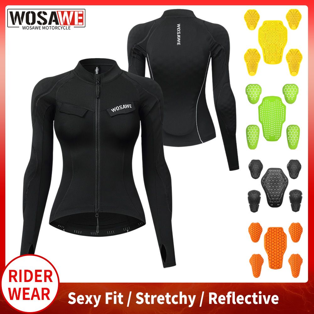 Veste de moto WOSAWE pour femm - Motorcycle Gear Jacket Women avis et prix