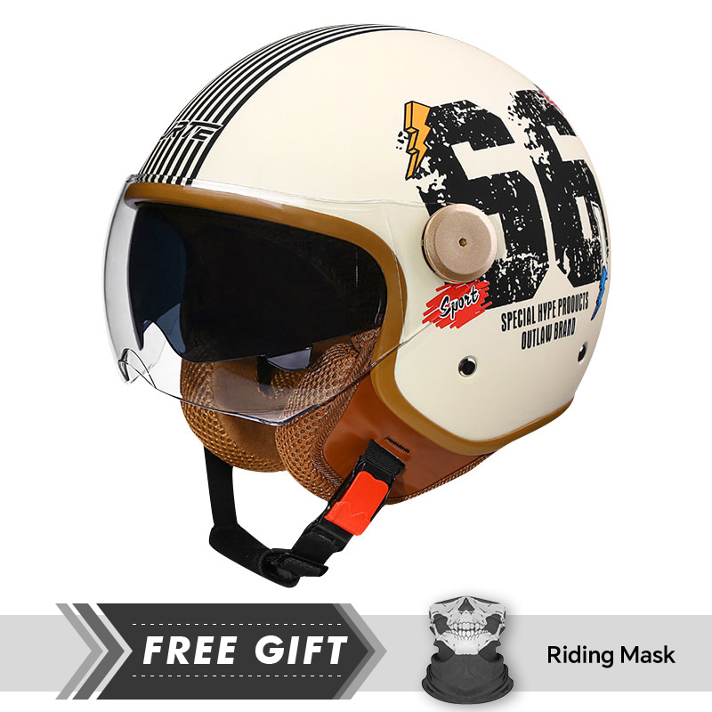 DOT 3/4 casques De Moto visage - Motorcycle Gear In Store avis et prix
