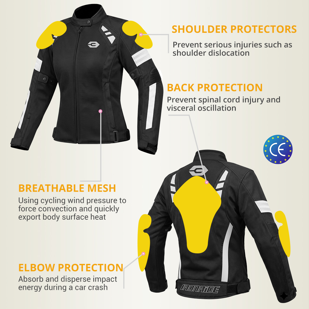 Vestes de moto pour femmes, re - Motorcycle Gear Jacket Women avis et prix