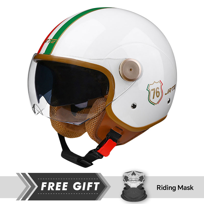 Casque de moto rétro TT & COCA - Motorcycle Gear In Store avis et prix