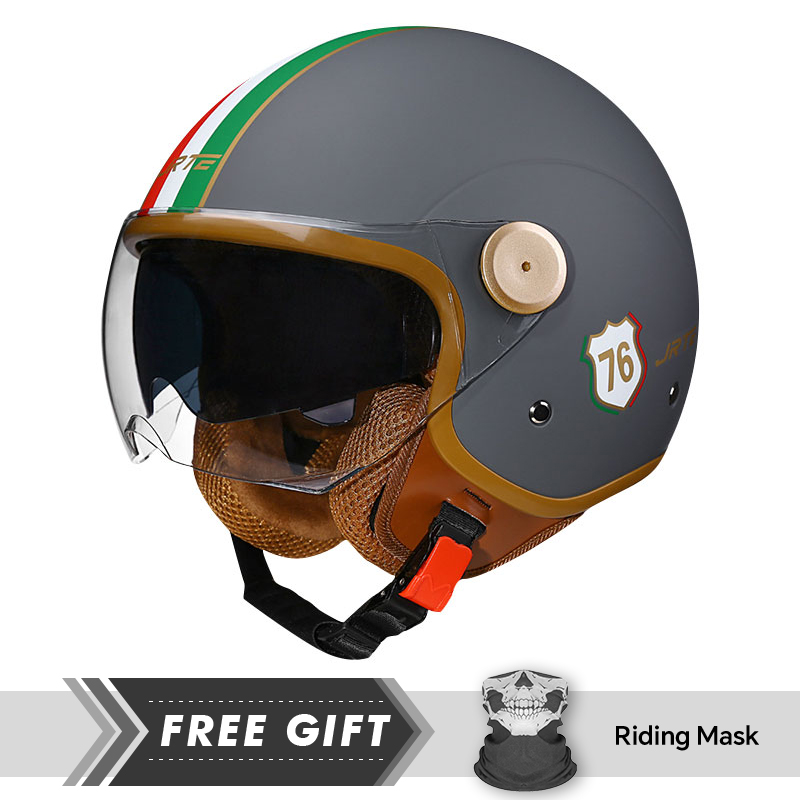 Casque de moto rétro TT & COCA - Motorcycle Gear In Store avis et prix
