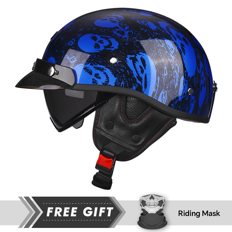 Demi-casque de moto DOT ECE 1/ - Motorcycle Gear In Store avis et prix
