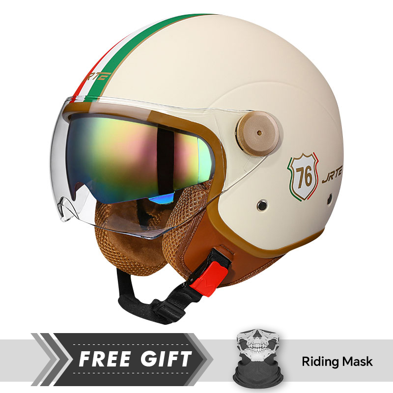Casque ouvert approuvé DOT rét - Motorcycle Gear In Store avis et prix