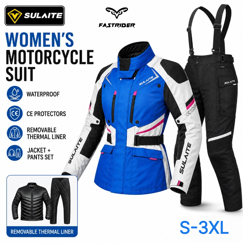 Combinaison de moto pour femme - Motorcycle Gear Jacket And Pants avis et prix